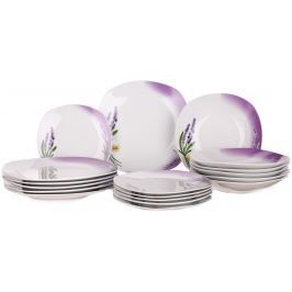 BANQUET 18-ti dílná sada squareLavender