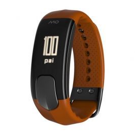 Fitness náramek Mio Slice, oranžový, L