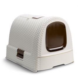 CURVER Toaleta pro kočky Rattan Vintage-mocha