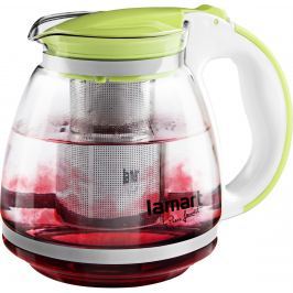 LAMART Skleněná čajová konvice 1,5 l zelená