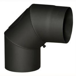 MATGROUP Koleno 150mm/90st.t.1,5mm ČER s otvorem