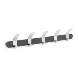 BlomUSA coat rack, 5 hook, black,mat / černá