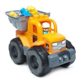 Autíčko Mega Bloks Náklaďák 2v1, oranžový