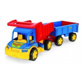 Auto Wader Gigant truck + dětská vlečka