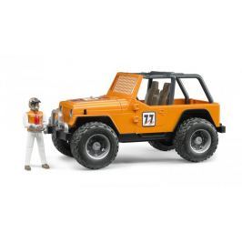 Auto Bruder Jeep Cross country 1:16, oranžové