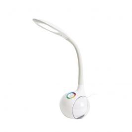 PLATINET Stolní lampa 7W PDL20-WT + noční světlo, bílá (White)