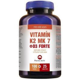Vitamin K2 MK 7+D3 Forte tbl.100+25 Zdar