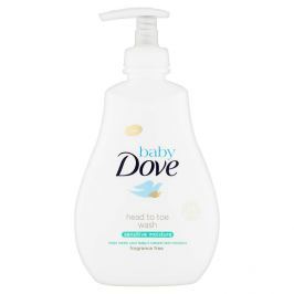 Baby Dove Sensitive Moisture mycí gel na celé tělo i vlásky 400 ml