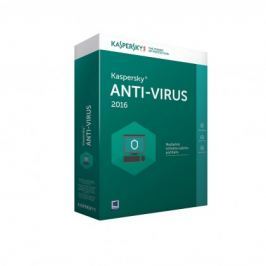 Kaspersky Antivirus 2016 4 lic. 1 rok (KL1167OBDFS-MCZ)