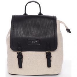 David Jones Mini dámský trendy batůžek černý - Laertes Černá