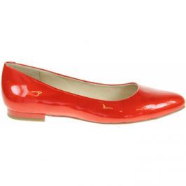 Caprice dámské baleriny 9-22107-20 red patent Červená